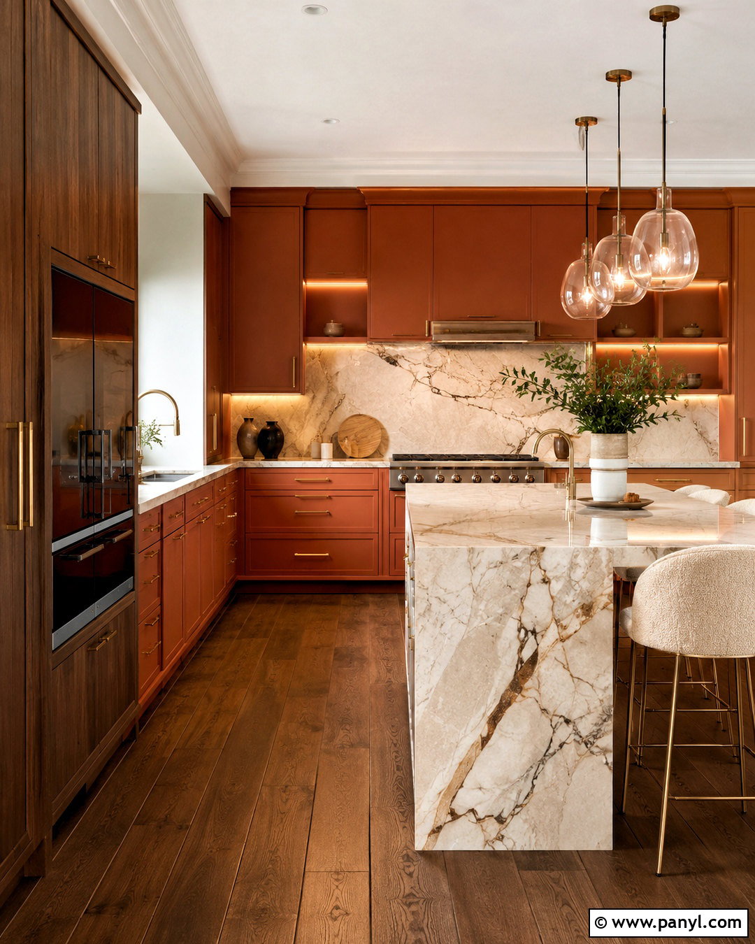 Luxury Orange Kitchen - 20 orange kitchen ideas