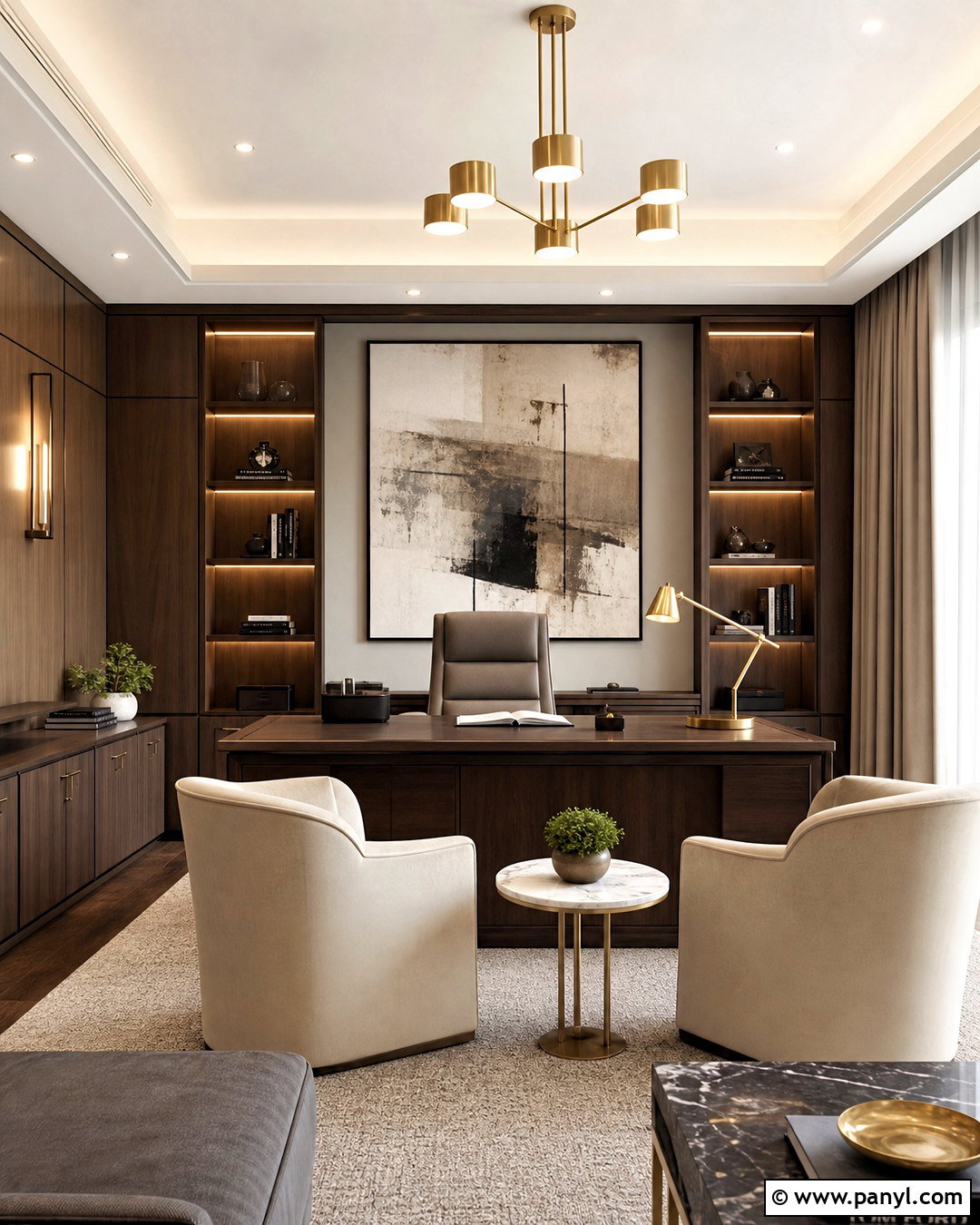 Luxury Professional Office - 20 work office decor professional ideas