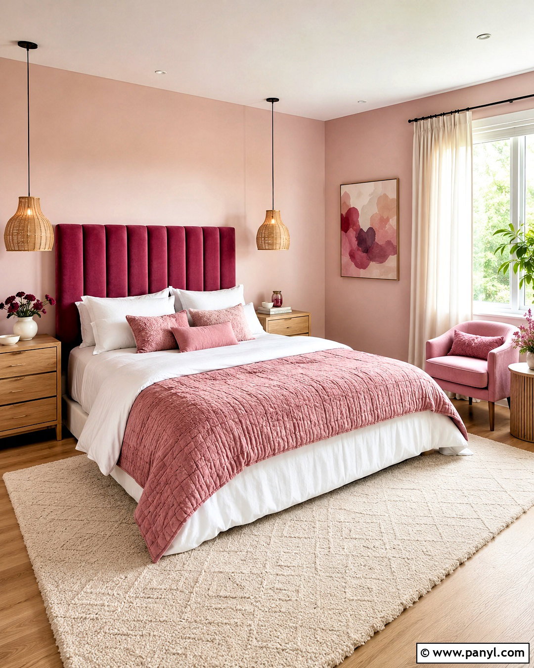 Magenta And Blush Bedroom - 20 magenta room ideas