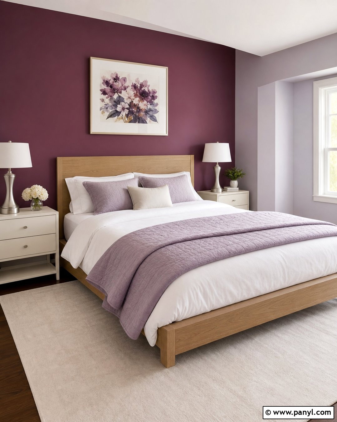 Magenta Bedroom Walls With Lavender Accents - 35 Magenta Walls
