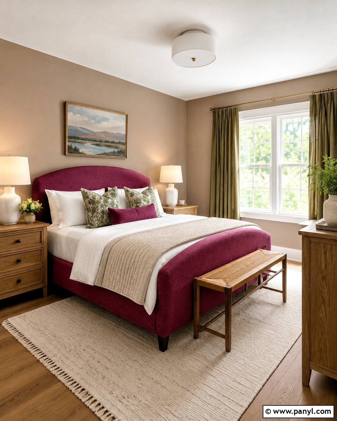 Magenta Guest Room - 20 magenta room ideas