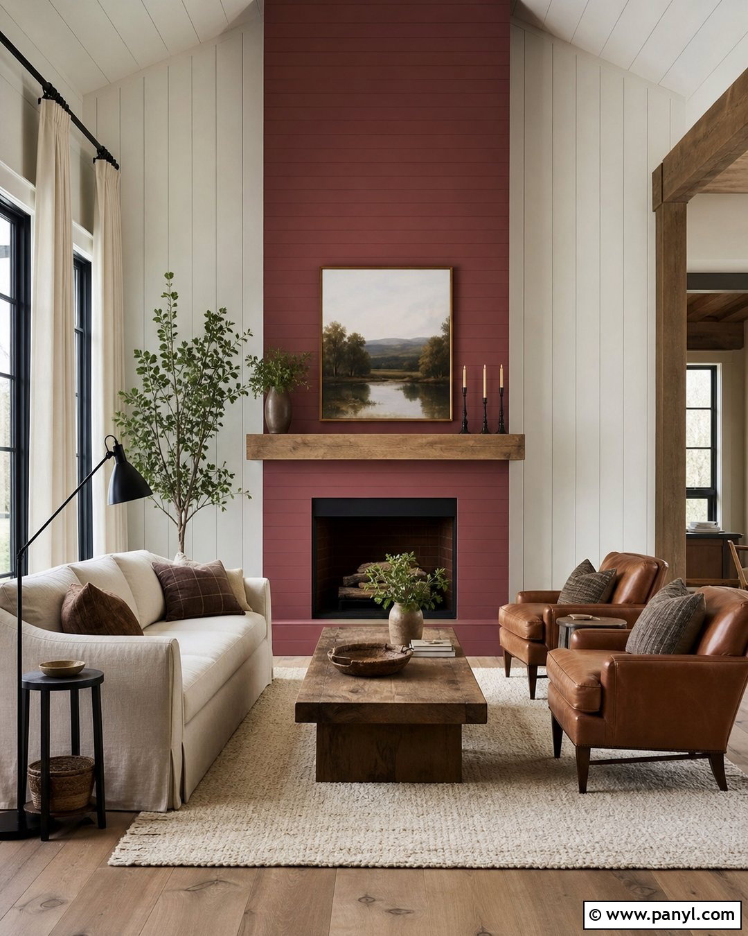 Magenta Modern Farmhouse Walls - 35 Magenta Walls