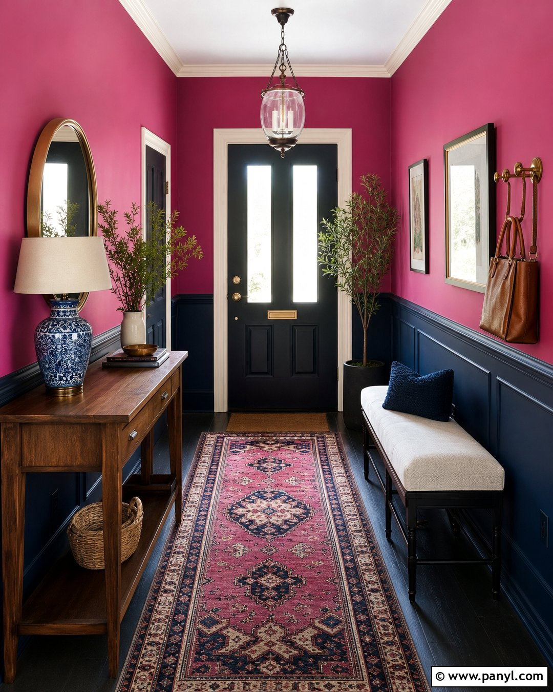 Magenta Pink And Indigo Blue Walls - 20 Pink And Blue Wall Colors