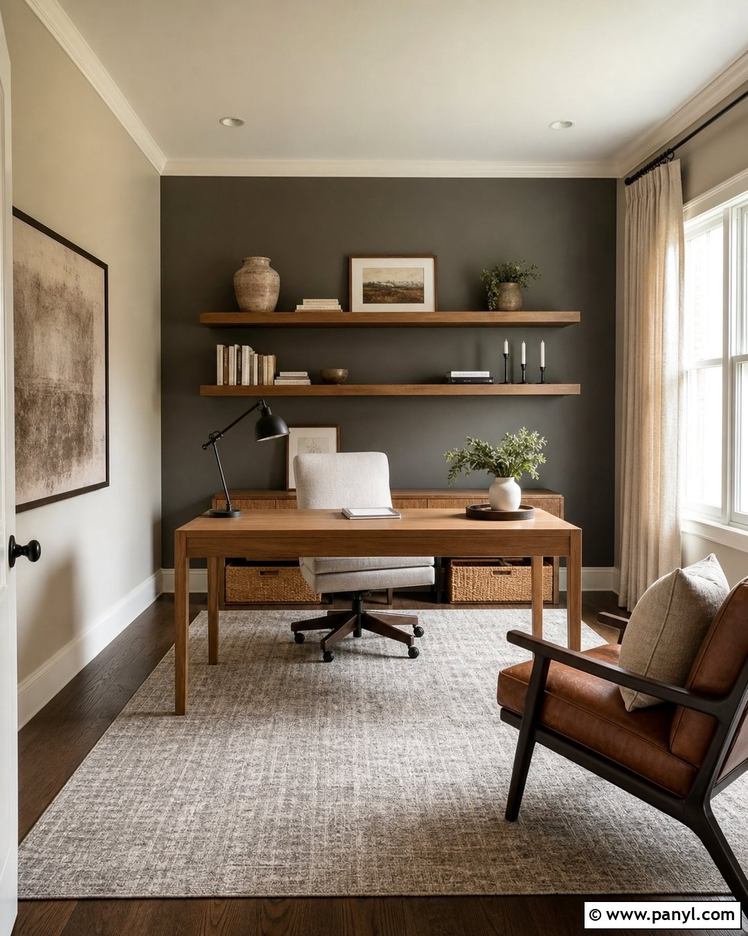 Magnolia And Grey Home Office Walls - 20 Magnolia And Grey Walls