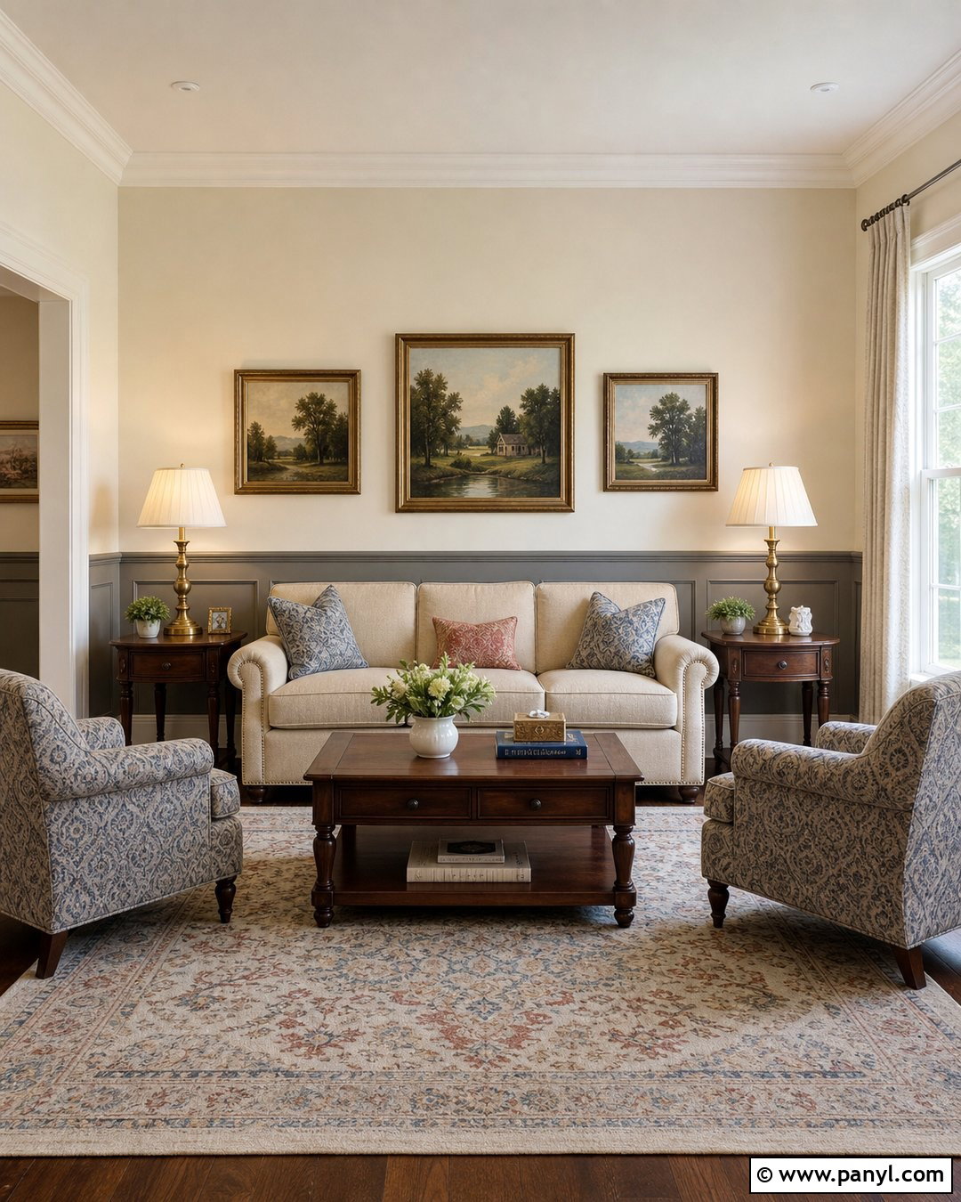 Magnolia And Grey Traditional Walls - 20 Magnolia And Grey Walls