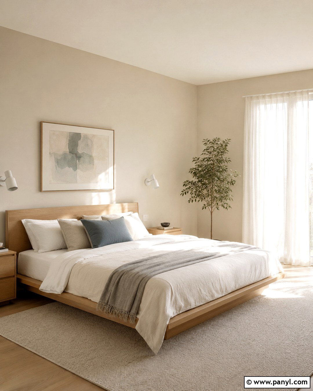 Magnolia Walls In A Scandinavian Bedroom - 20 Magnolia Wall Color Ideas