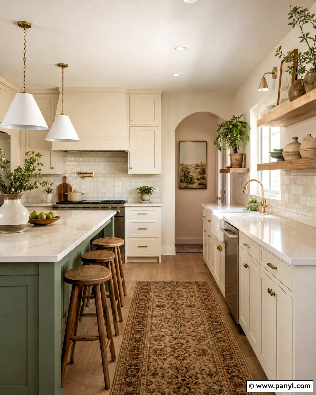 Magnolia Walls In A Warm Kitchen - 20 magnolia wall ideas