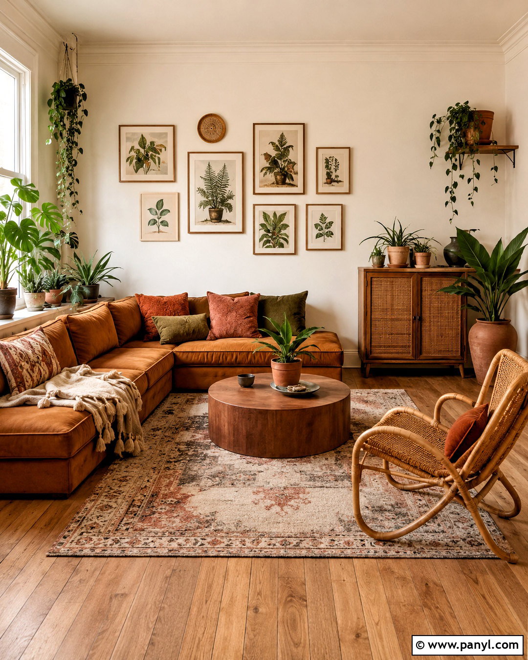 Magnolia Walls With Boho Decor - 20 magnolia wall ideas