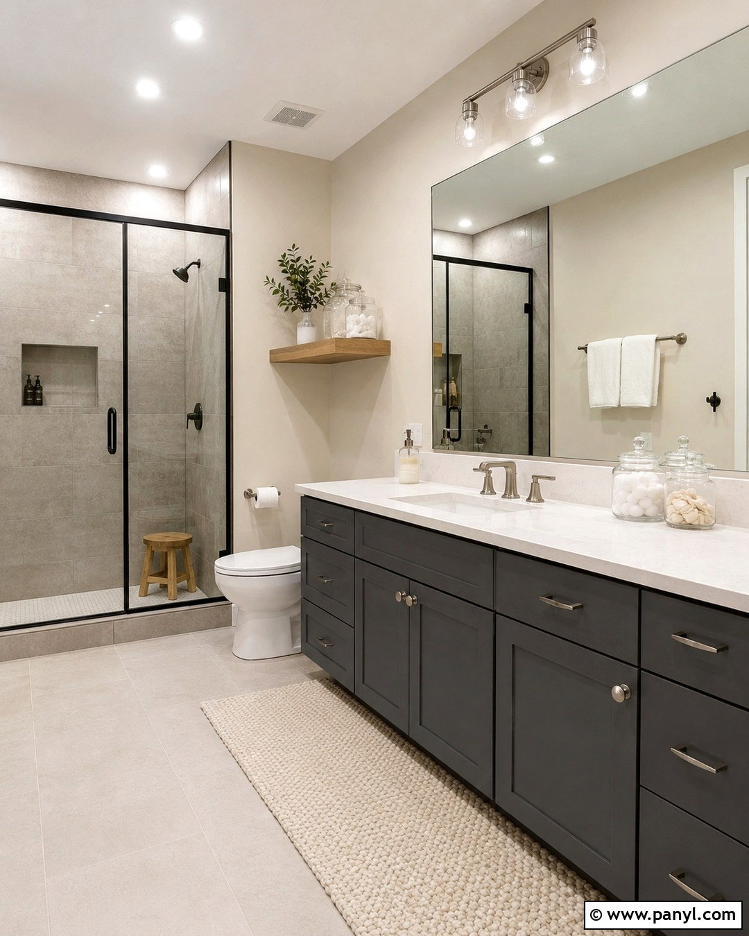 Magnolia Walls With Charcoal Gray - 20 Magnolia Wall Color Ideas