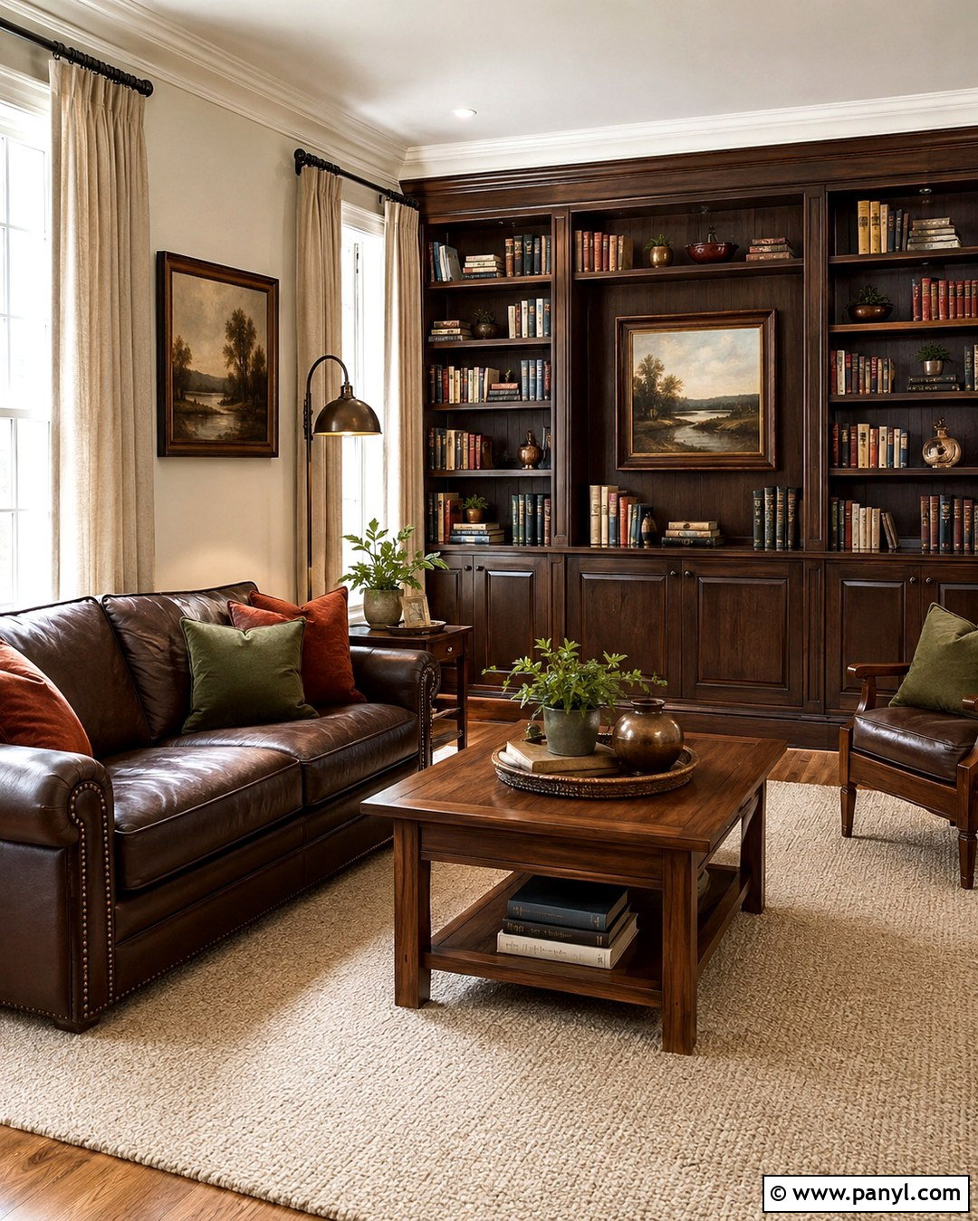 Magnolia Walls With Chocolate Brown - 20 Magnolia Wall Color Ideas
