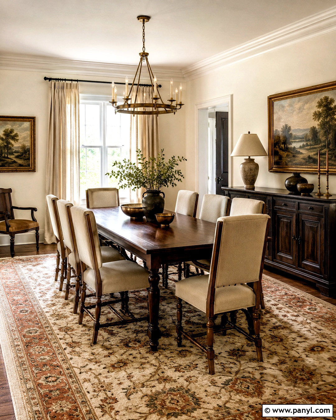 Magnolia Walls With Dark Wood Furniture - 20 magnolia wall ideas