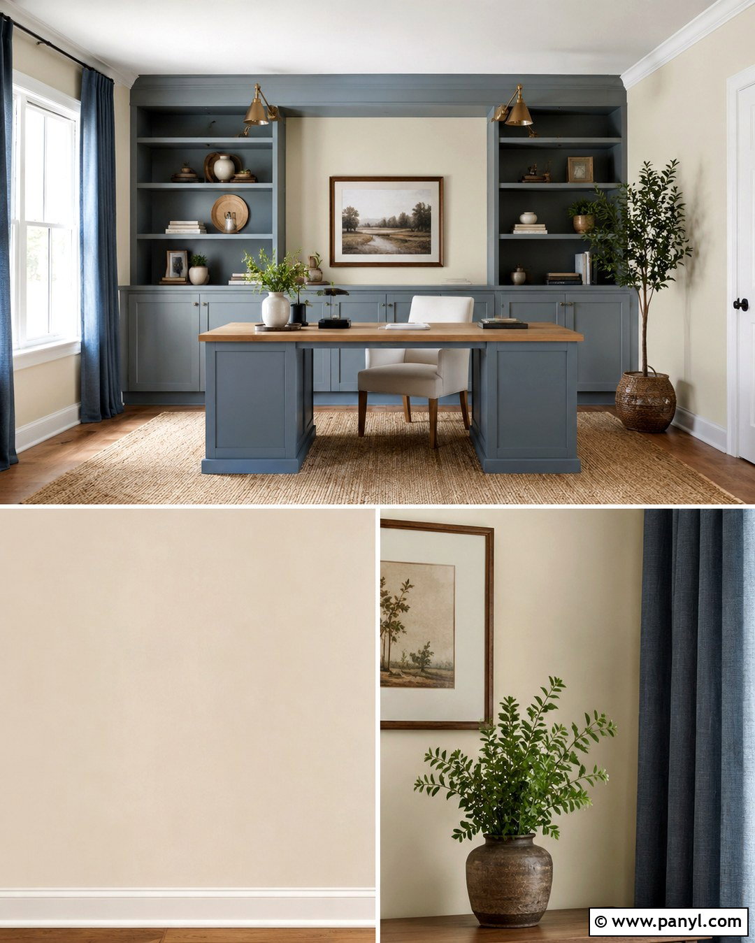 Magnolia Walls With Dusty Blue - 20 Magnolia Wall Color Ideas