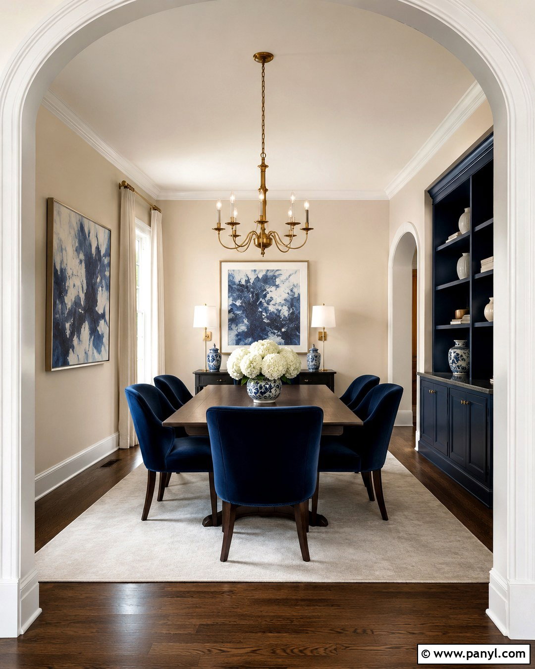 Magnolia Walls With Navy Blue - 20 Magnolia Wall Color Ideas
