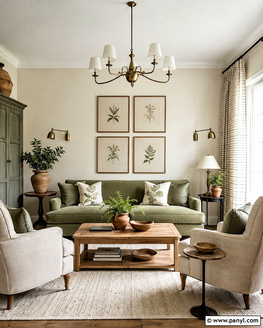 Magnolia Walls With Sage Green Decor - 20 magnolia wall ideas