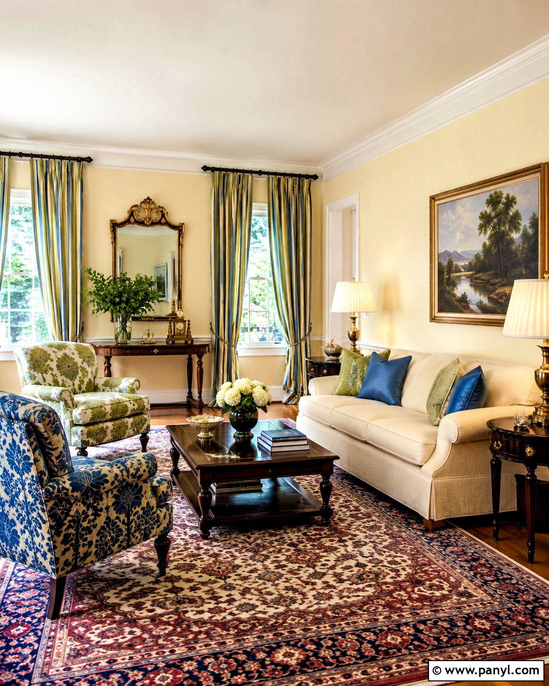 Magnolia Walls With Traditional Decor - 20 magnolia wall ideas
