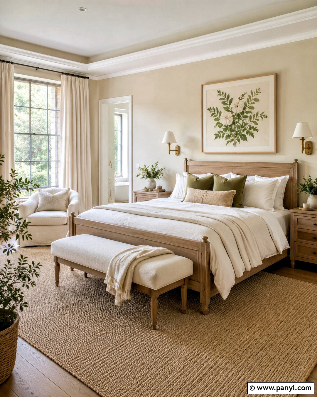 Maison Blanche Bedroom With Linen Bedding - 20 maison blanche sherwin williams ideas