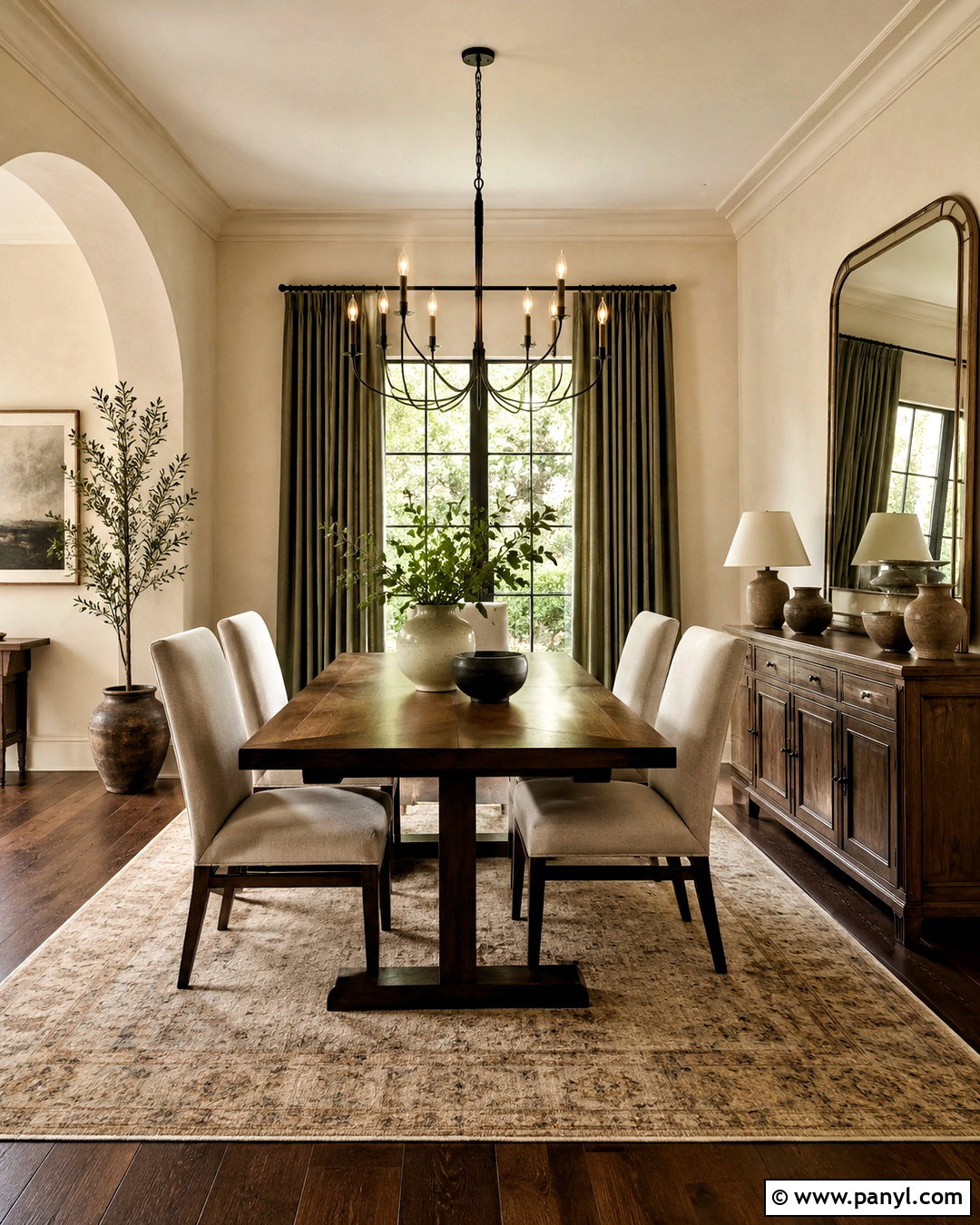 Maison Blanche Dining Room With Dark Wood - 20 maison blanche sherwin williams ideas
