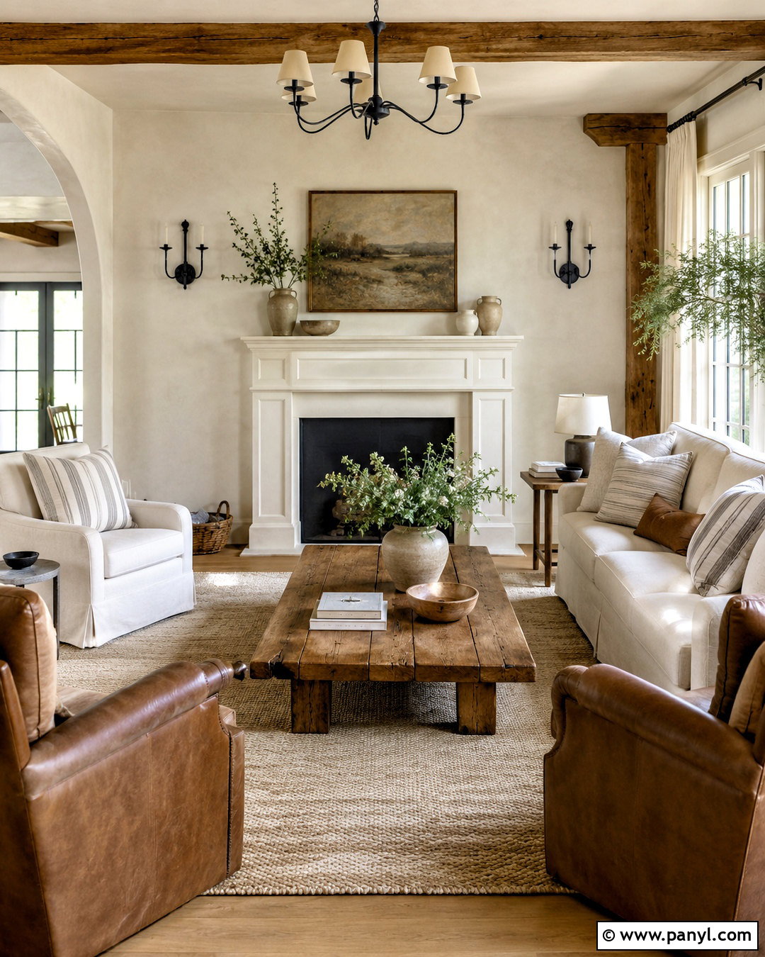 Maison Blanche Farmhouse Living Room - 20 maison blanche sherwin williams ideas