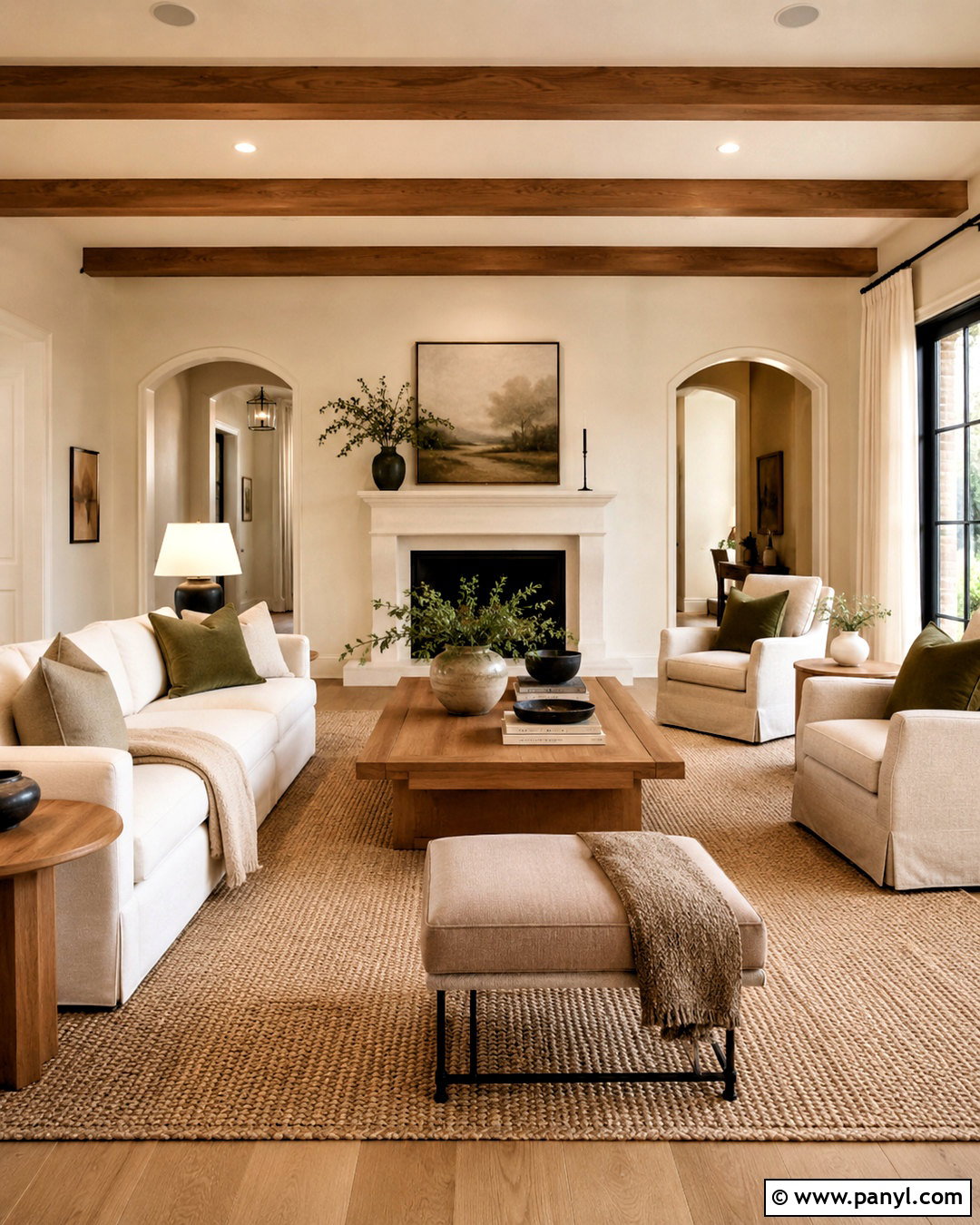 Maison Blanche Living Room With Oak Furniture - 20 maison blanche sherwin williams ideas