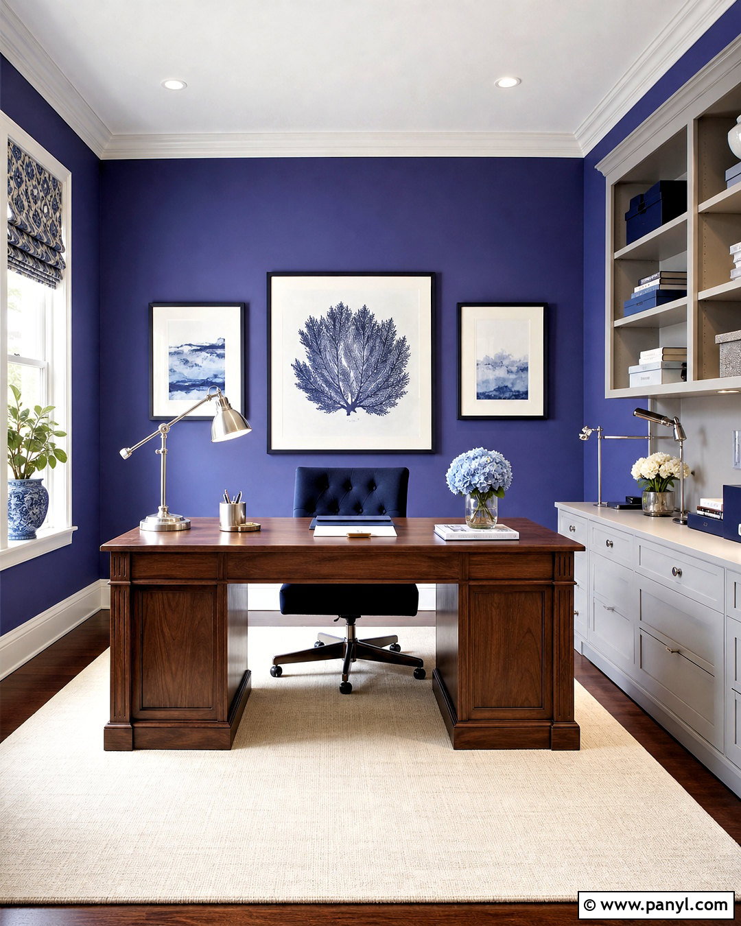 Majestic Purple Office - 20 royal purple paint colors