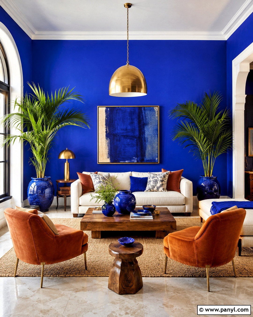 Majorelle Blue Living Room - 20 majorelle blue ideas