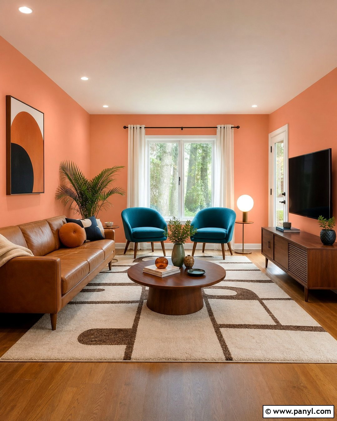 Malibu Peach 2169-50 Living Room - 20 Peach Benjamin Moore Wall Colors
