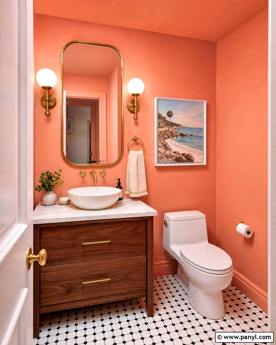 Malibu Peach 2169-50 Paint Color - 20 peach paint colors