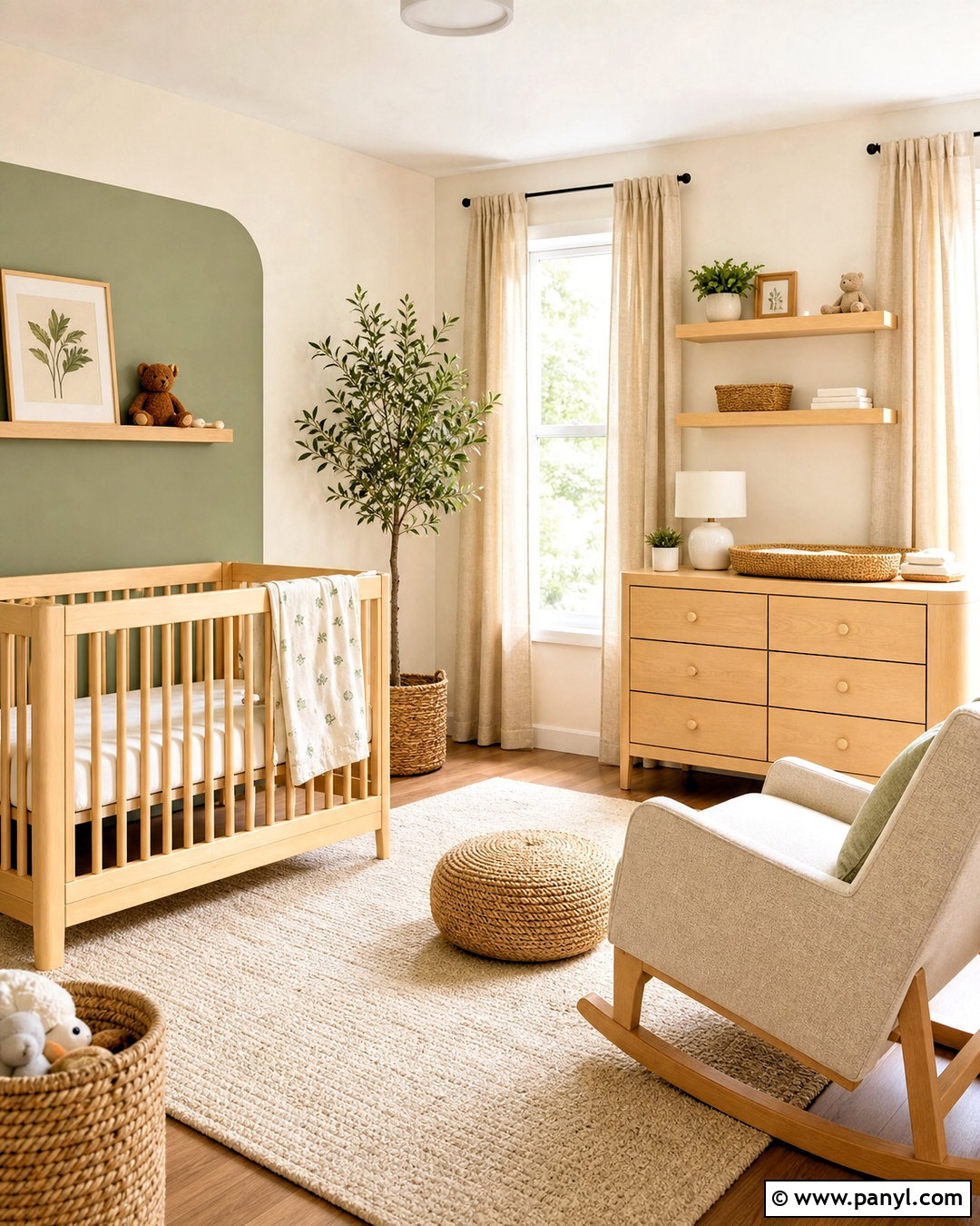 Maple And Birch Nursery - 20 wood combination interior ideas