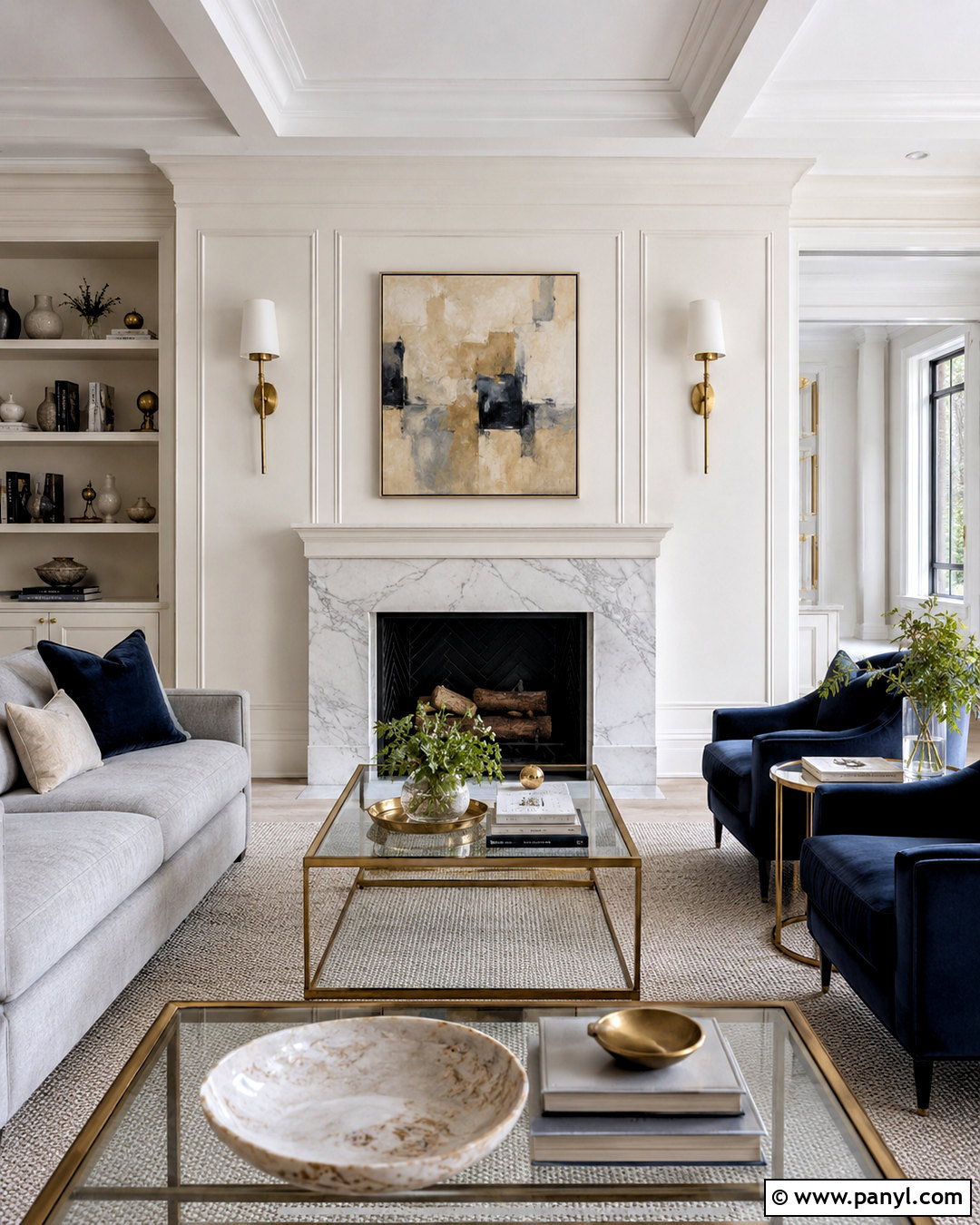 Marble And Board And Batten Fireplace Wall - 20 board and batten fireplace wall ideas