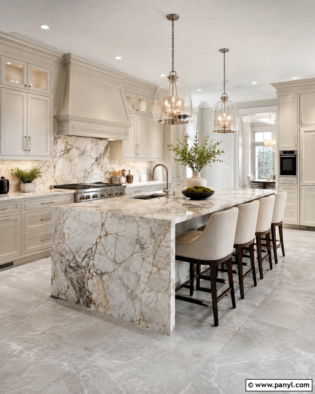Marble Kitchen With Light Grey Floors - 20 light grey floors kitchen ideas