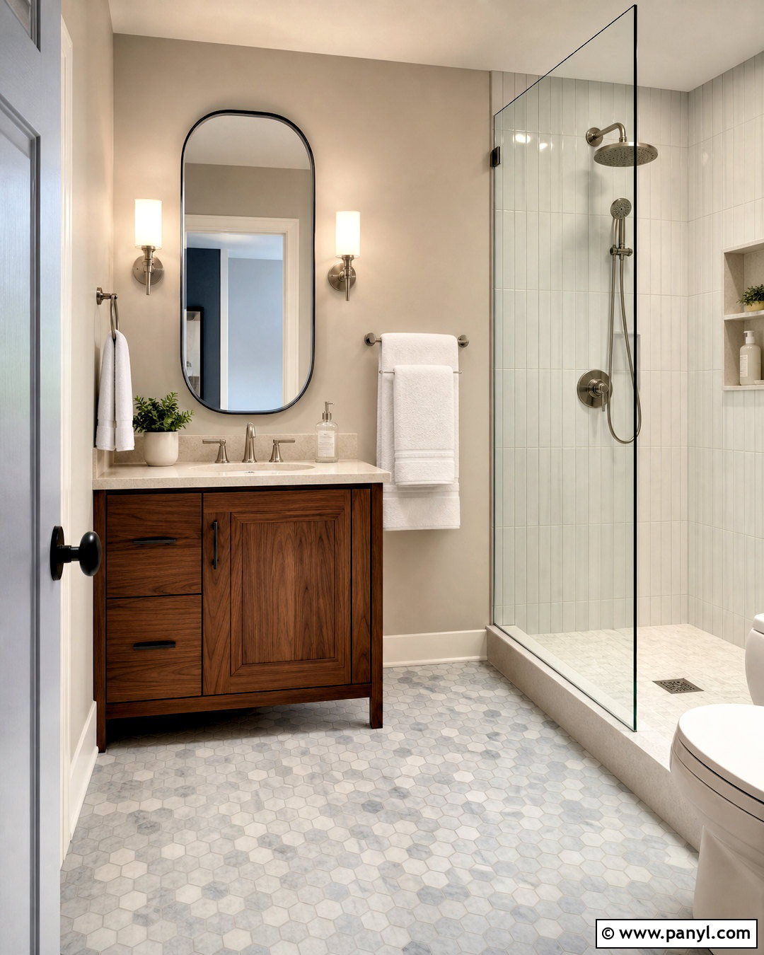 Marble Mosaic Bathroom Flooring - 20 flooring ideas