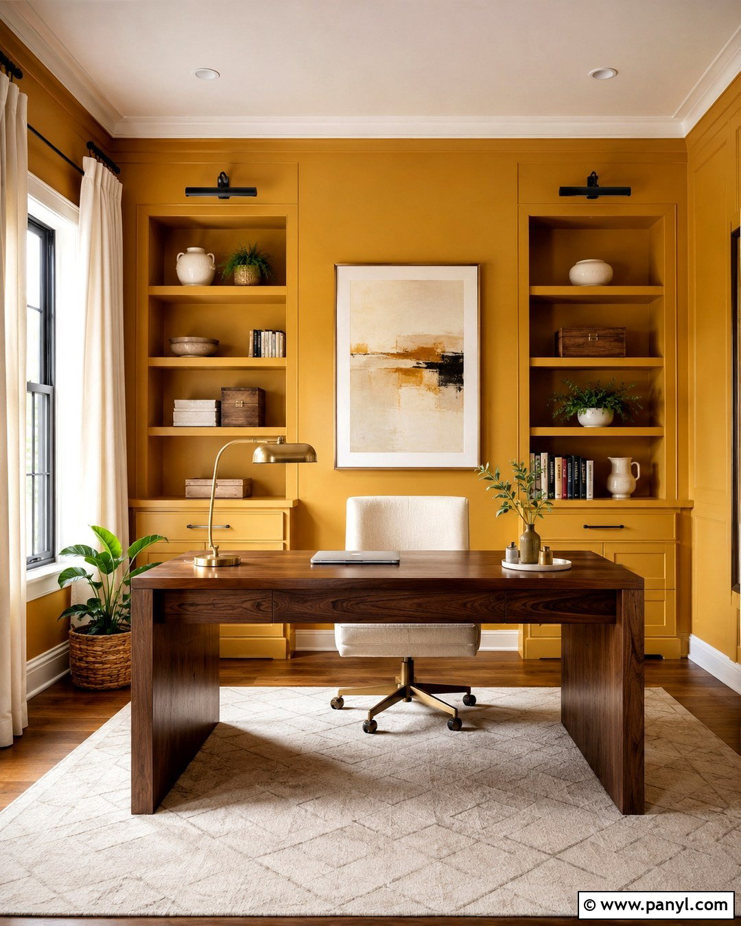 20 Marigold Wall Paint Ideas for Sunny, Welcoming Rooms