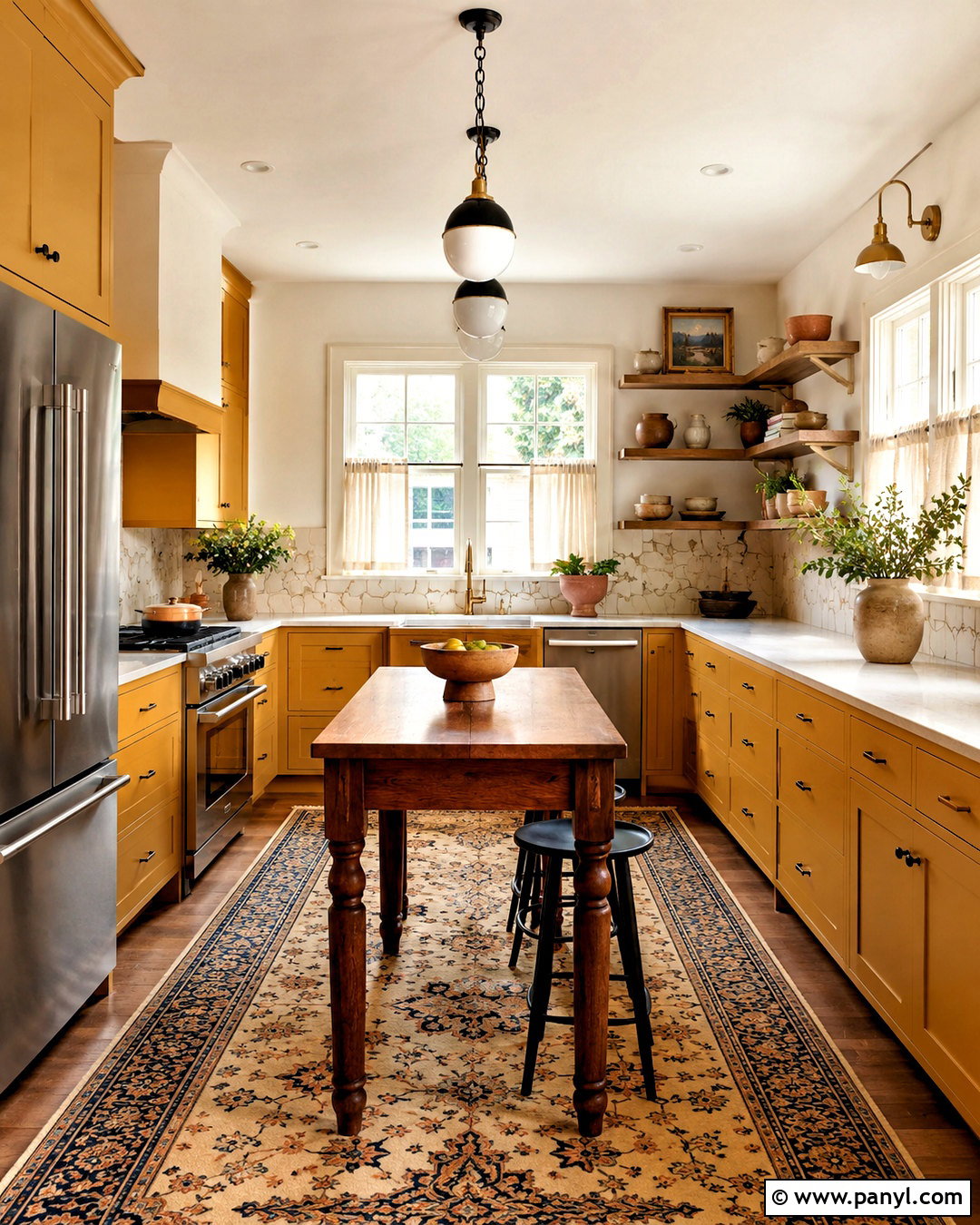 Marigold Yellow Kitchen - 20 bright room colors