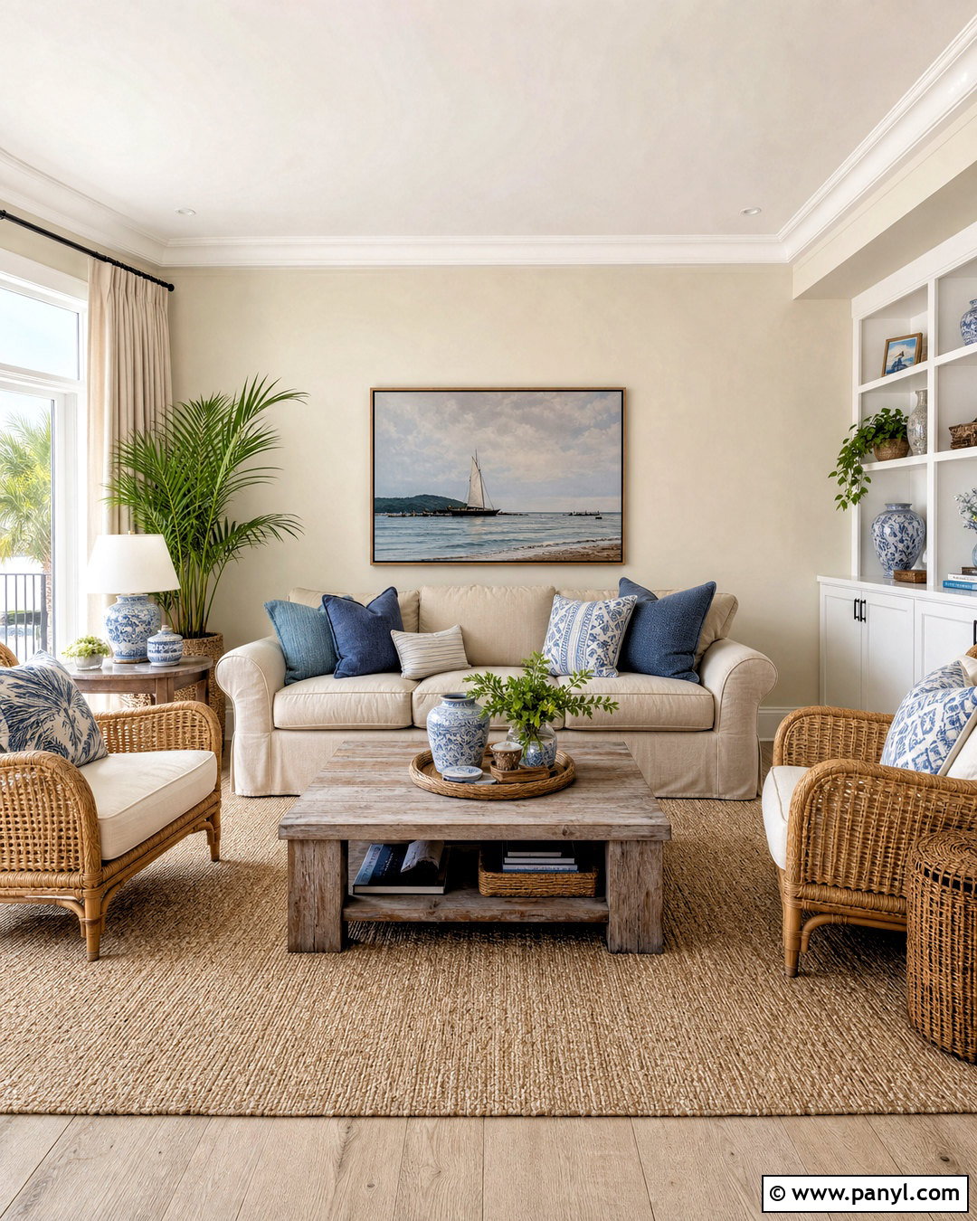 Maritime White OC-5 Ivory Walls - 20 ivory paint colors for walls
