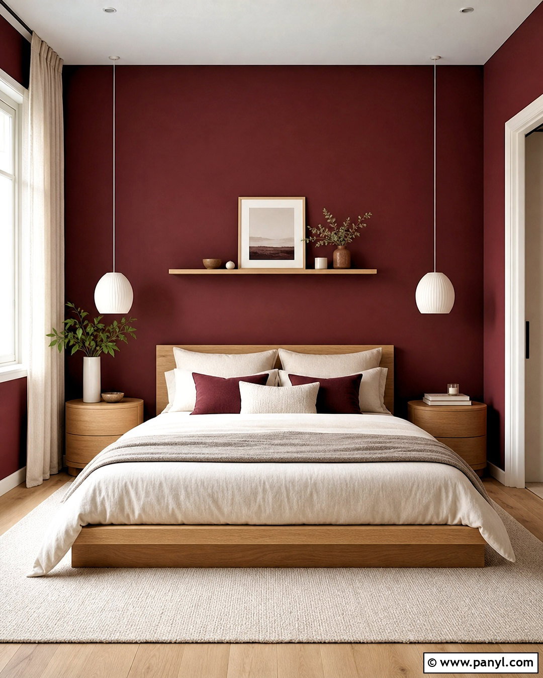 20 Maroon Walls Bedroom Ideas for a Rich, Cozy Retreats