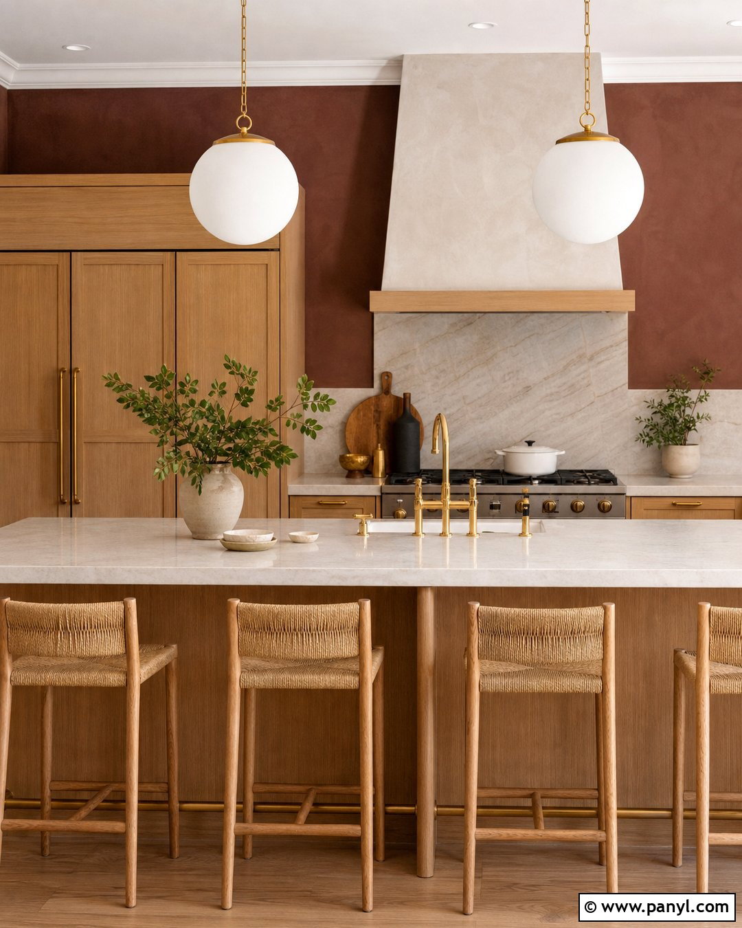 Maroon Limewash Kitchen - 25 Maroon Limewash Ideas