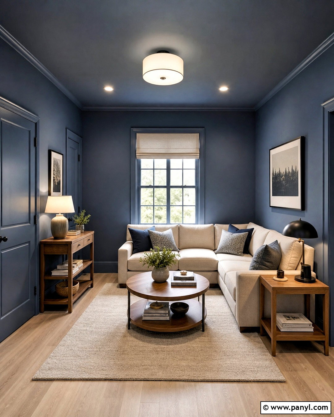 Matching Painted Walls And Ceiling - 20 interior wall painting ideas