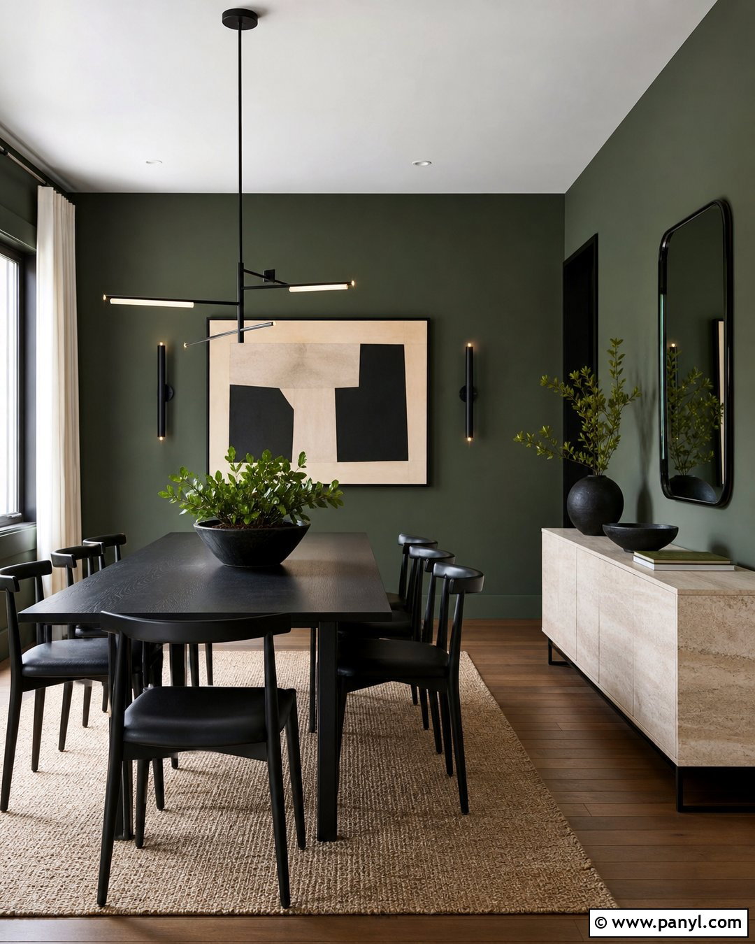 Matte Black Accent Color For Green Walls - 20 Accent Color For Green Walls