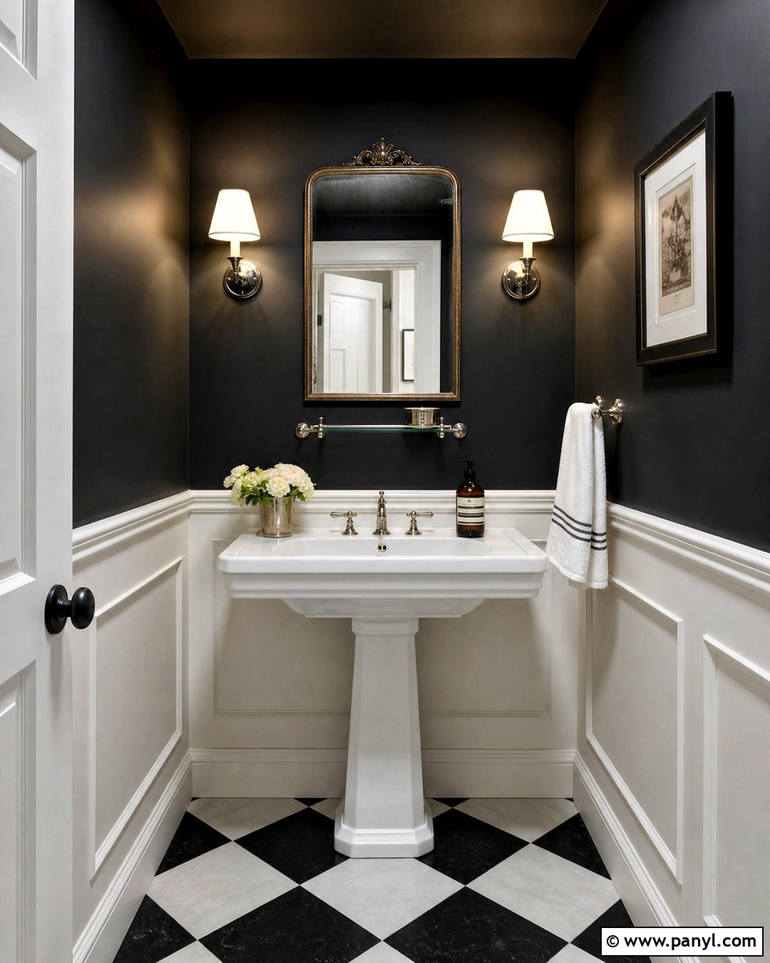 Matte Black Bathroom Paint - 20 moody bathroom paint colors
