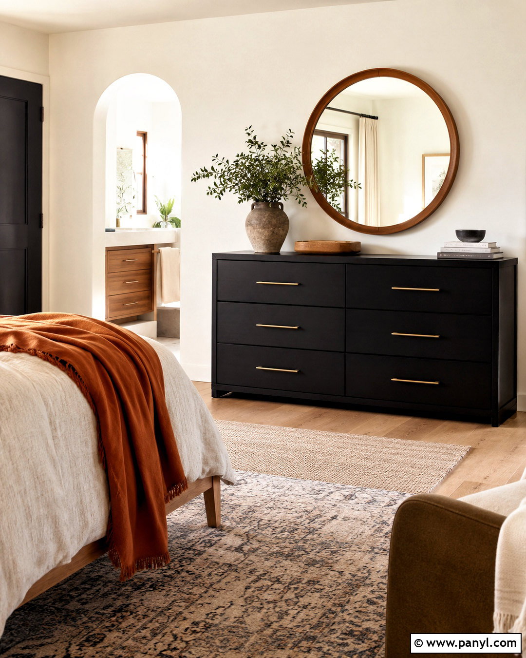 Matte Black Dresser - 20 dresser color ideas