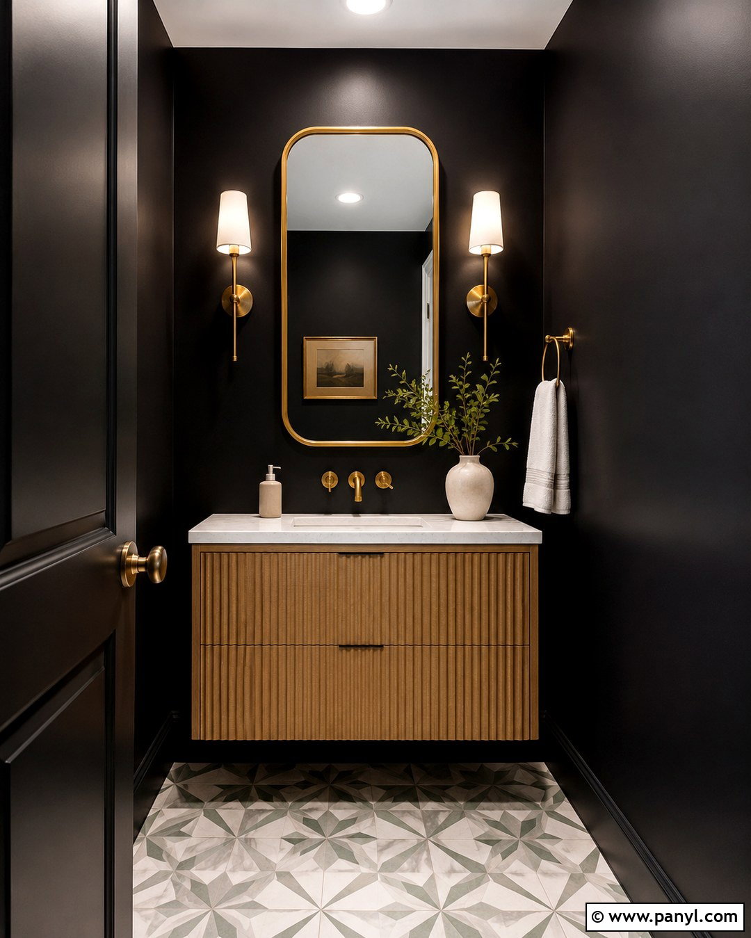 20 Mat Black Wall Ideas for Bold, Dramatic Modern Interiors