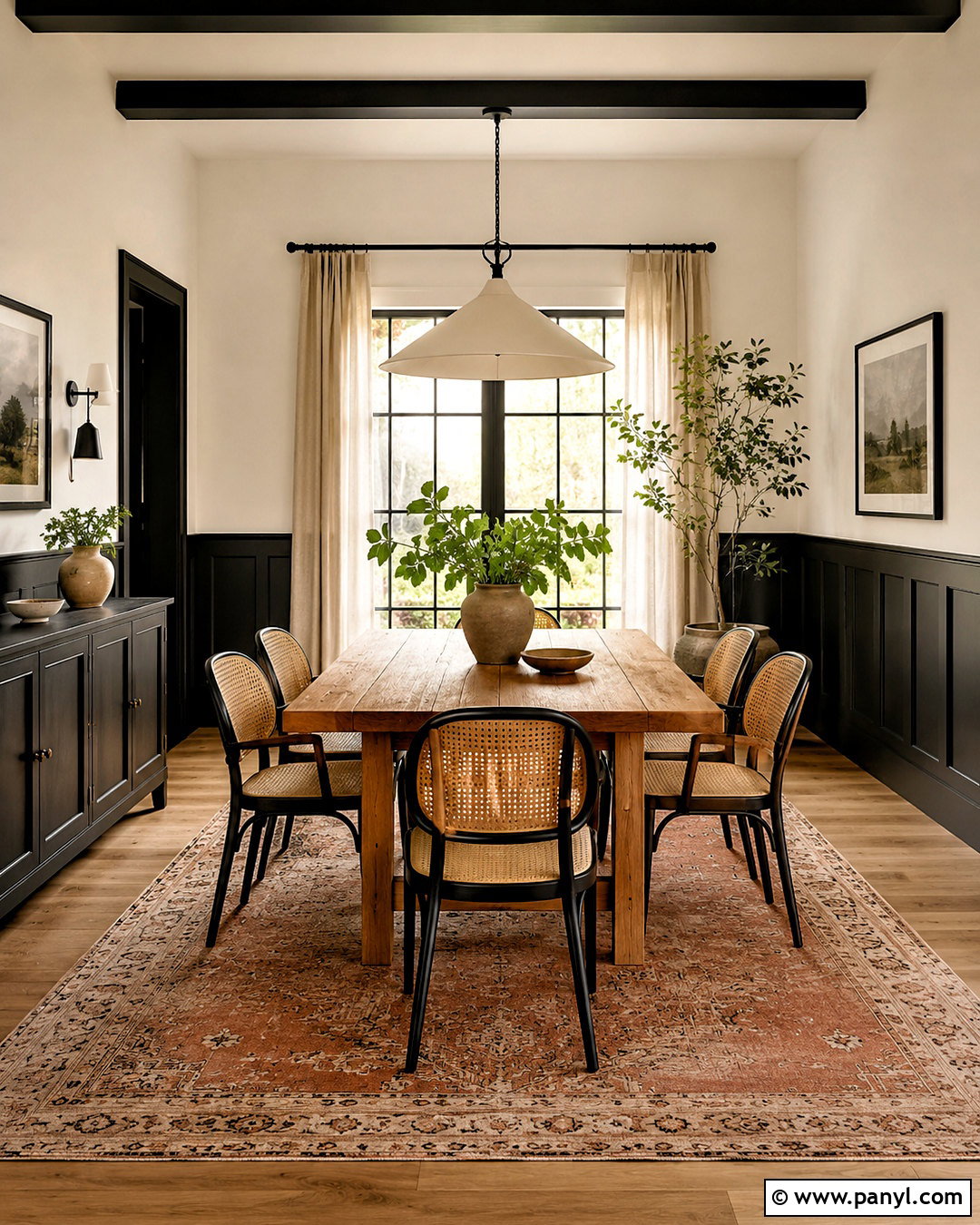 Matte Black Wood Paneling - 20 Wood Paneling Color Ideas