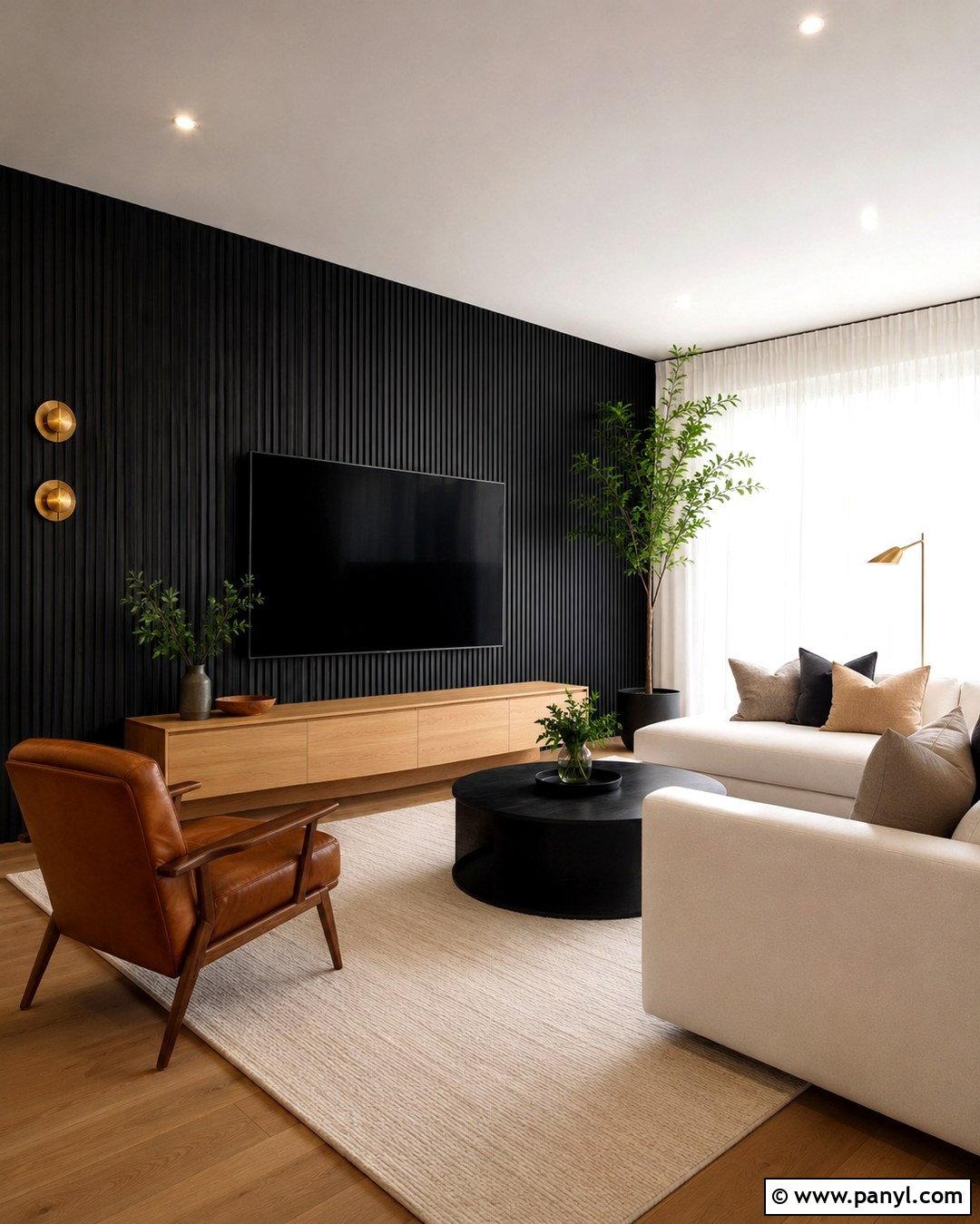 Matte Black Wood Panels - 20 Wood Panel Colors