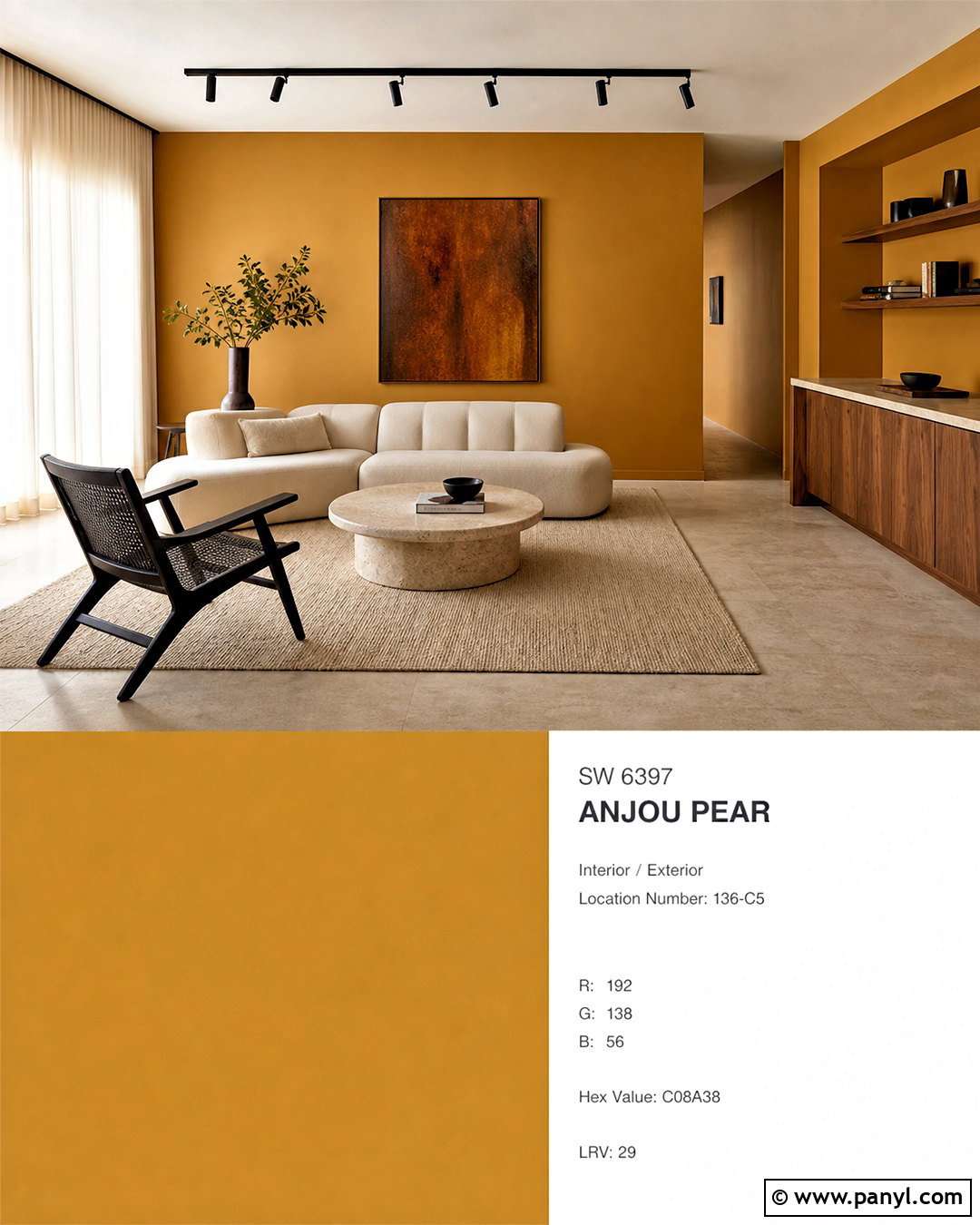 Matte Gold Paint for Modern Walls - 20 gold paint colors for walls