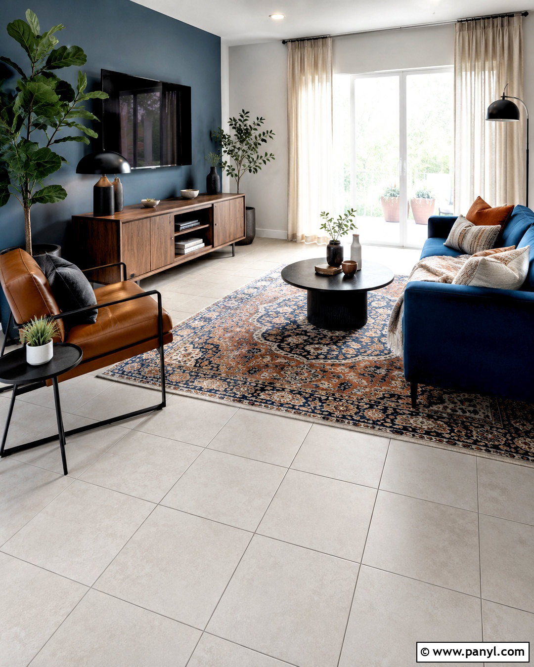 Matte White Ceramic Floor Tiles - 20 ceramic floor tiles living room ideas