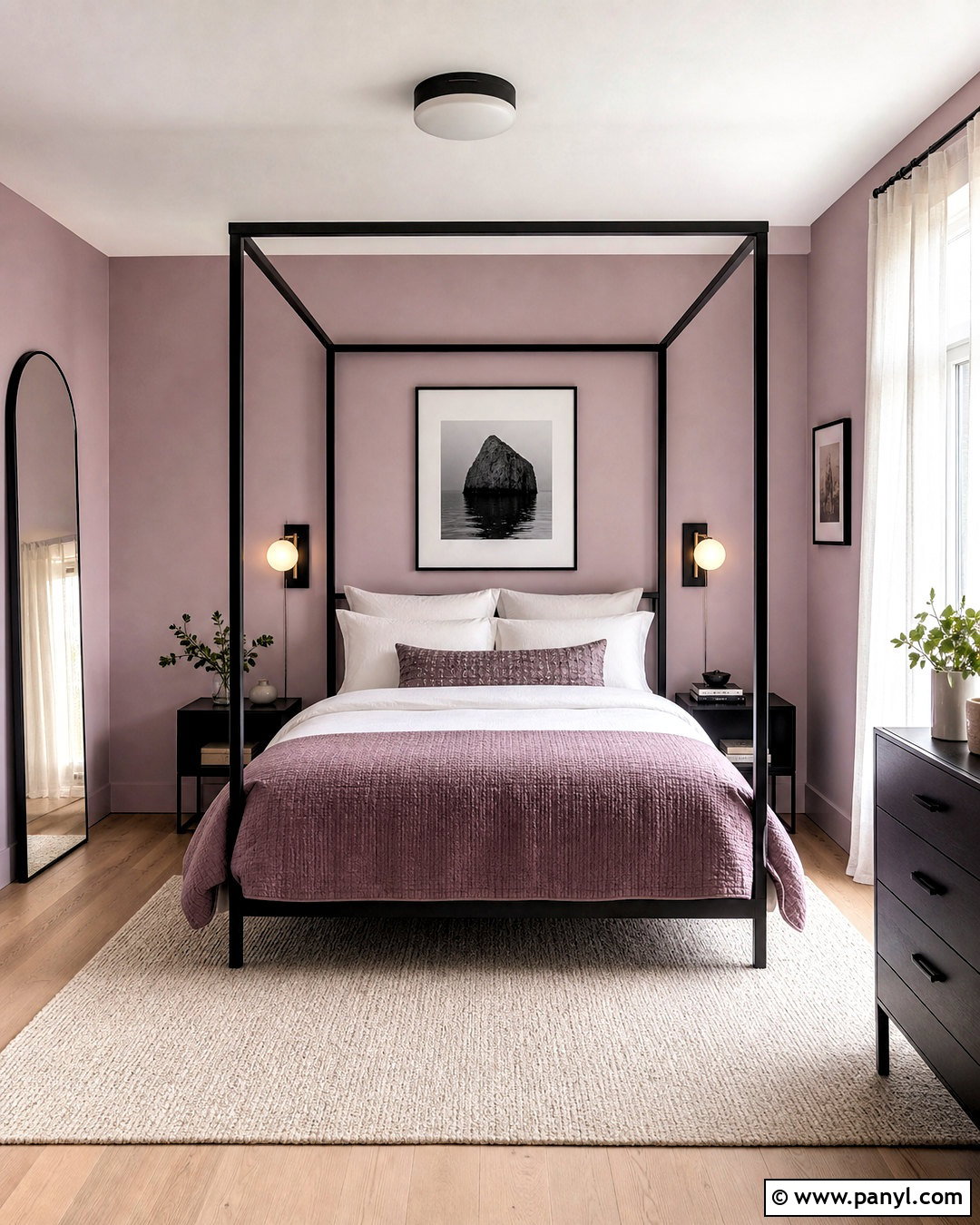 Mauve And Black Bedroom - 20 mauve bedroom color scheme ideas