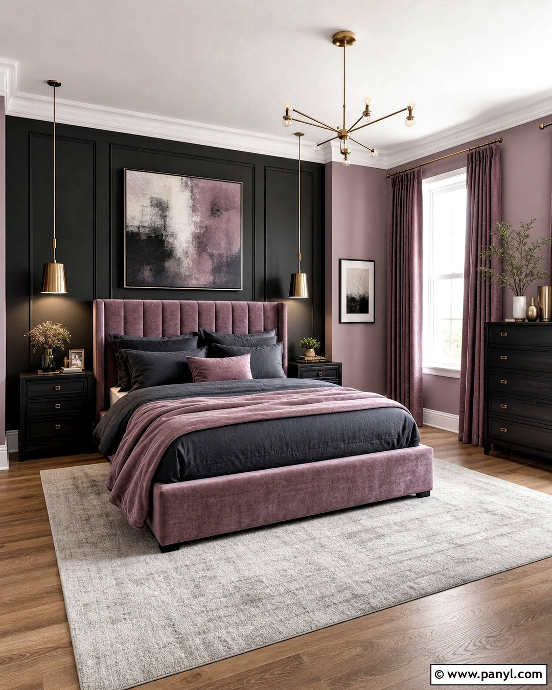Mauve And Charcoal Bedroom - 20 mauve bedroom color scheme ideas