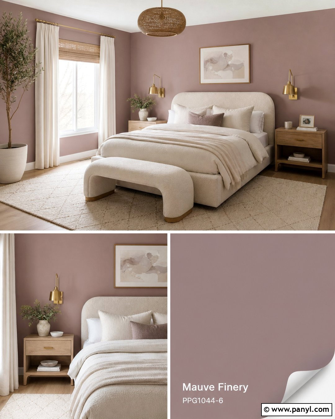 Mauve And Cream Bedroom - 35 Mauve Wall Color Ideas