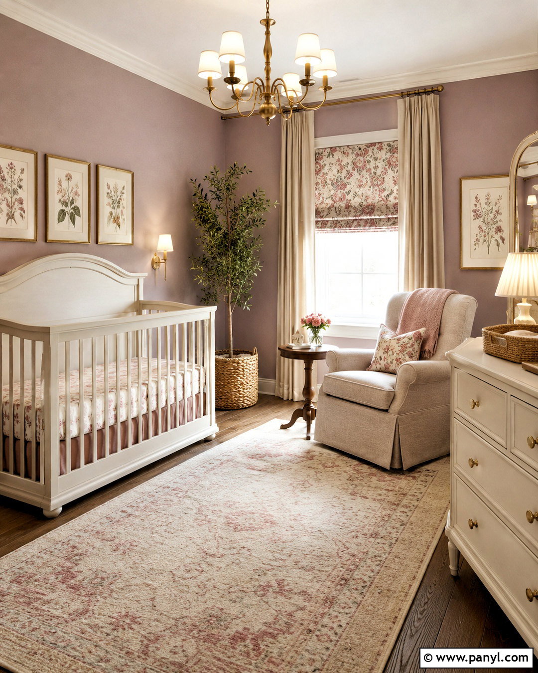 Mauve And Cream Nursery Palette - 20 nursery color palette ideas
