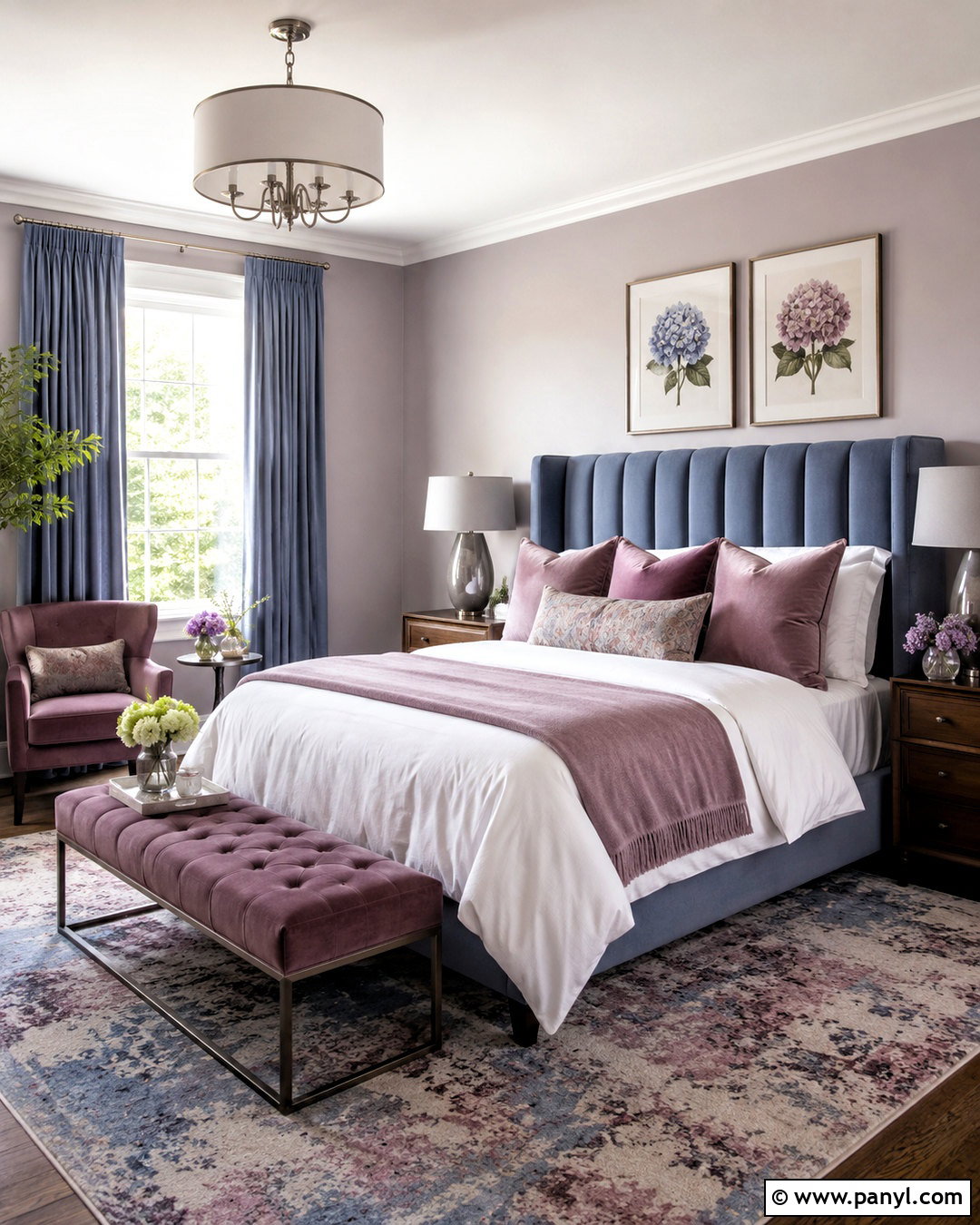 Mauve And Dusty Blue Color Palette - 20 mauve color palette ideas